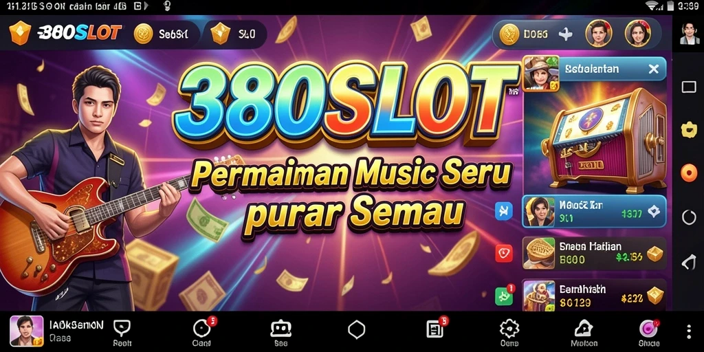 Tampilan gameplay 380SLOT yang penuh warna dan interaktif.