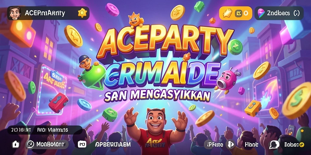Tampilan gameplay seru dari ACEPARTY yang penuh tantangan.