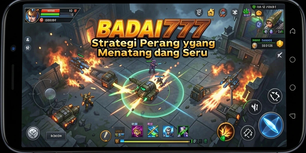 Screenshot utama BADAI777 menunjukkan pertempuran strategis yang mendebarkan.