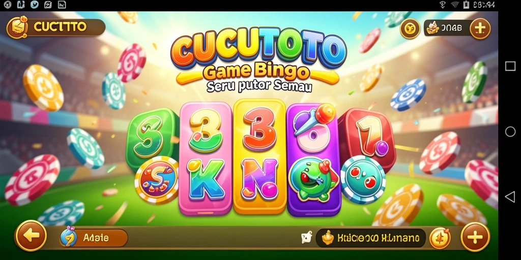 Menampilkan gameplay seru dan interaktif di CUCUTOTO Bingo.