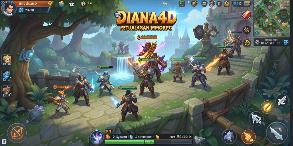 Tampilan menarik dari gameplay DIANA4D dengan aksi seru.