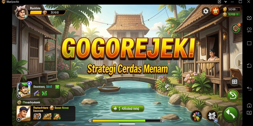 Gameplay GOGOREJEKI yang seru dan strategis.