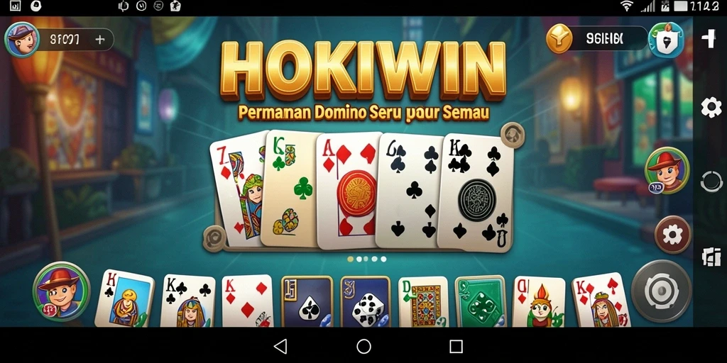 Gameplay HOKIWIN yang seru dan penuh strategi permainan domino.