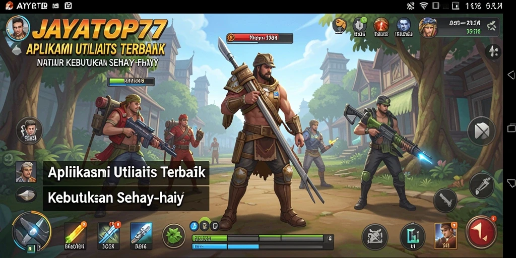 Tampilan antarmuka JAYATOP77 yang sederhana dan fungsional.