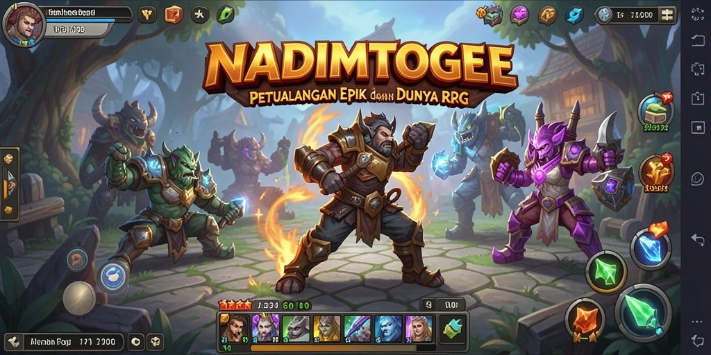 Tampilan gameplay mendebarkan di dalam NADIMTOGEL.