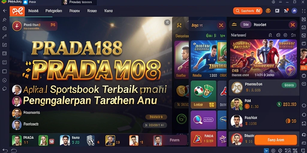 Tampilan menarik dari gameplay Sportsbook PRADA188.