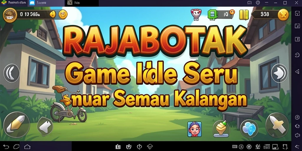 Tampilan gameplay RAJABOTAK yang menarik dan penuh warna.