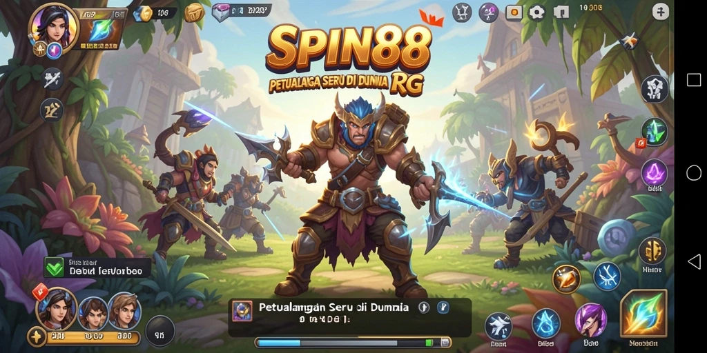 Tampilan menarik dari gameplay SPIN88 yang penuh petualangan RPG.