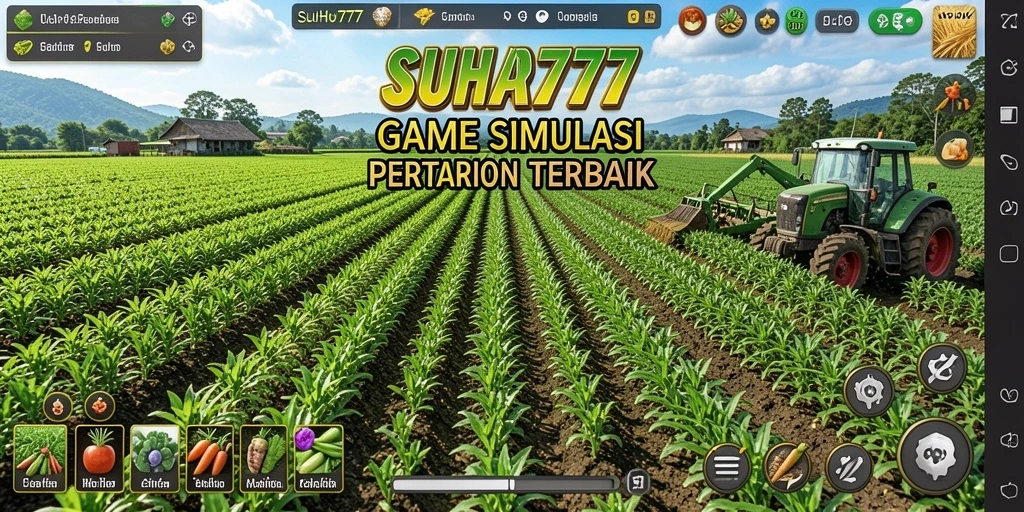 Gameplay menarik dalam SUHU777 yang menunjukkan aktivitas bertani.