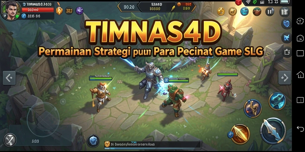 Tangkapan layar utama TIMNAS4D menampilkan aksi seru gameplay SLG.