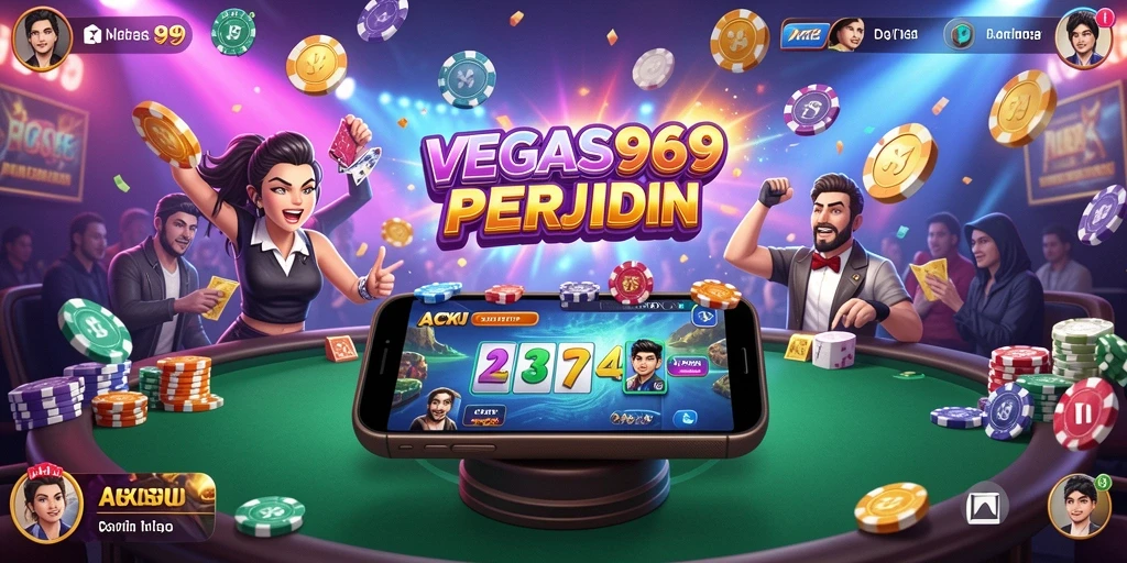 Screenshot menunjukkan aksi mendebarkan dalam VEGAS969 dengan grafis yang memukau.