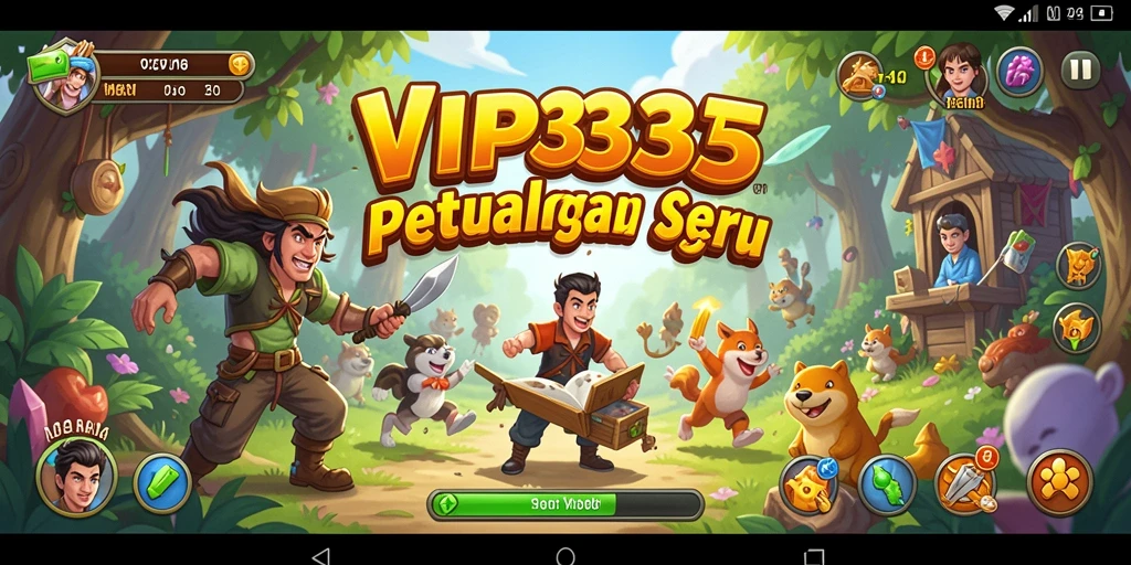 Screenshot gameplay VIP333 menunjukkan suasana petualangan yang mendebarkan.
